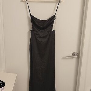Fame&partners long black dress